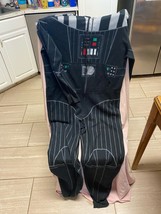 Star Wars Adult Pajama One Piece Darth Vader Pajama With Hoodie Size L￼ - £15.53 GBP
