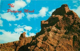 Chrome Postcard AZ I419 Praying Monk Camelback Mountain Phoenix Paradise Valley - £2.60 GBP