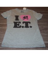 WOMEN&#39;S TEEN JRS I LOVE E.T. The Extra-Terrestrial T-shirt XS NEW w/ TAG ET - $19.80