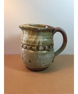 Artisan Pottery: Red Stoneware pitcher with multi brown glazes (JD07) - €17,09 EUR