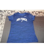 NIKE USAF AIR FORCE FALCONS BLUE DRI-FIT SHIRT MEDIUM - $21.38