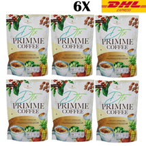 PRIMME Coffee DTX Instant Mix Fiber Fat Burn Firm Healthy Weight Management 6X - £81.03 GBP