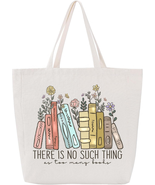 Cute Canvas Tote Bag with Pockets, Book Lovers Gifts - Thanksgiving, Bir... - $20.58 CAD