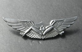 AIRBORNE ARMY AIR FORCE BUSH JUMP WINGS BADGE LAPEL PIN 2.75 INCHES - £6.11 GBP