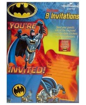 Batman Heroes and Villains Save The Date Birthday Party Invitations 8 Pe... - £3.09 GBP