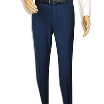 Men Suit BERLUSCONI Turkey Italian Wool 180's Single Breasted K442-12 Navy image 10