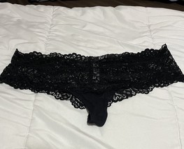 Xhilaration Panties Cheeky Black Lace Women&#39;s Juniors Size XL (15-17) - $2.48