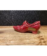 Vintage Porcelain Coulee Dam, Washington Souvenir Collectible Shoe 2.75" - $5.70