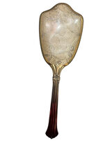 Vintage Antique Retro Ornate Patina Goldtone Floral Removeable Nylon Hai... - $150.34 MXN