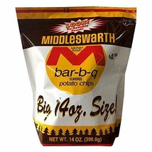 Middleswarth Kitchen Fresh BBQ Potato Chips, 3-Pack 14 oz. Big Bags - £27.22 GBP