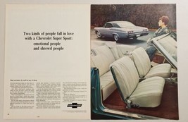 1965 Print Ad Chevrolet Impala SS Super Sport Hardtop & Convertible - $18.00