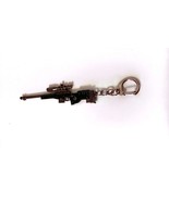 Rifle keychain Keyring Brass Vintage 6x1 in - £7.47 GBP