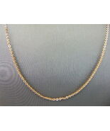 Women&#39;s Vintage Estate Fine 18K Rose Gold Necklace 9.2g E964 - $1,932.65 CAD