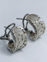 sterling silver 925 pierced/clip on nuggets earrings 10 Grams - $73.88 CAD