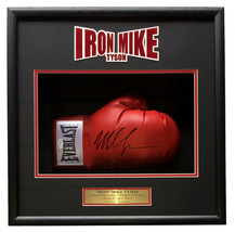Mike Tyson Signed Red Right Hand Everlast Boxing Glove Shadowbox JSA ITP - £305.20 GBP