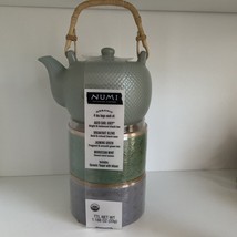 Numi Ceramic Teapot with Infuser Canisters &amp; Organic Tea Bags Variety - $37.19