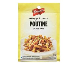 12 x French&#39;s Poutine Sauce Mix 21g each pack From Canada - £21.33 GBP
