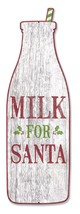 Milk for Santa Christmas Cookies Need Milk Plasma Metal Sign - £23.95 GBP
