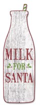 Milk for Santa Christmas Cookies Need Milk Plasma Metal Sign - £24.12 GBP