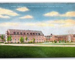 Mason-Abbott Hall Michigan Stato College Lansing Mi Unp Lino Cartolina Z1 - $5.62