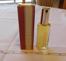Avon Candid Ultra Purse Cologne .5 FL OZ Women&#39;s Perfume Glass Bottle NOS RARE - £31.54 GBP