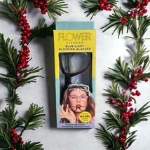 Flower Eyewear Blue Light Blocking Glasses w/Pouch Style Hazel Power +0.... - £13.44 GBP