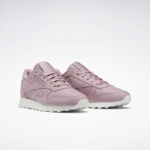 Reebok Women&#39;s Classic Leather Running Sneakers GW3800 Infused Lilac/White - £41.35 GBP+
