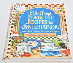 Fix-it and Forget-it Recipes for Entertaining: Slow Cooker Favorites for All - £4.71 GBP