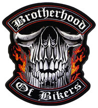 JUMBO BROTHERHOOD OF BIKERS PATCH JBP28 biker NEW iron on sewon patches new - $27.30