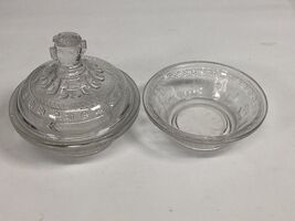 2 Antique EAPG Adam’s &amp; Co Egyptian Oasis Pattern Sphinx Candy Dishes (1... - $14.84