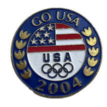 2004 Athens Greece Olympics USA Olympic Rings Lapel Hat Pin Pinback - £5.53 GBP