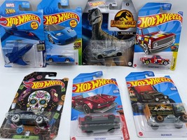 Hot Wheels New Sealed Car Lot X-Men Blackbird Jurassic World Bugatti Che... - £7.55 GBP