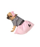 New Rubie&#39;s  1950&#39;s Pet Costume Poodle Skirt Size Extra-Large with Bow - £10.35 GBP