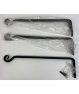 Lot of 3 x NWT Gray Bunny Hand Forged Straight Black Hook 15&quot; GB-6834B - $474.40 MXN