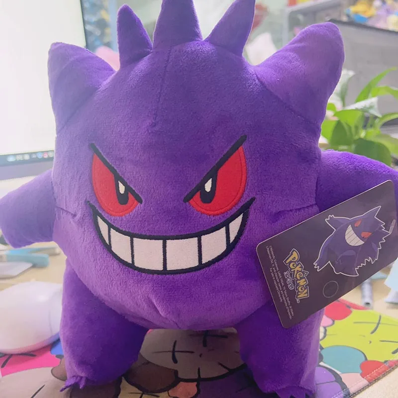 Kawaii Gengar Plush Toy 25cm - Pokemon Stuffed Doll Anime Xmas Gift - $16.65