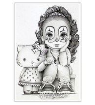 Baby Payasa Mouse Lopez Black Market Art Print Unframed/Framed Clown Hello Kitty - £16.02 GBP+