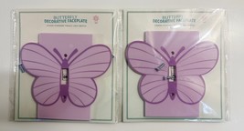 LOT of 2 BUTTERFLY Decorative Outlet Faceplate by Target Bullseye Playgr... - $110.85 MXN