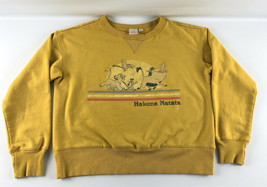 Lion King Sweatshirt Disney Tag Yellow Nala Zazu Timon Pumba Hakuna Matata XL - £14.80 GBP