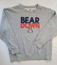 Russell Brands Vtg Sz XL Arizona Wildcats Cotton Gray Bear Down Sweatshirt Nice - £30.14 GBP