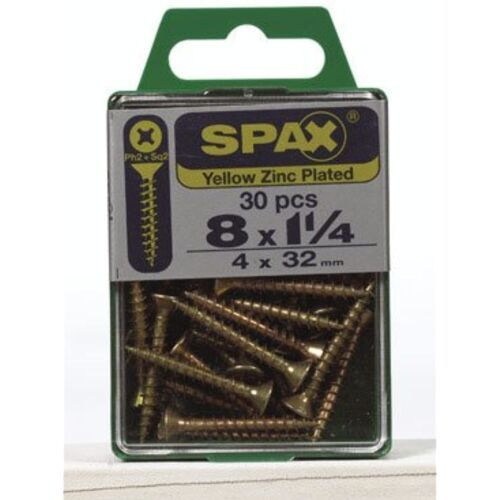 SCRW SPAX FH8X1.25YLBX30 - $18.02
