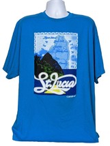 Carnival Cruise Mens T Shirt Size XXXL St Lucia Island Palm Trees Short ... - €23,73 EUR