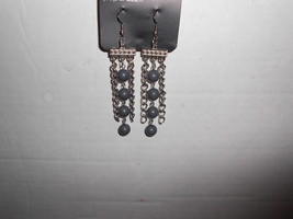 Paparazzi Earrings (New) Middle Ground Grey - $8.58