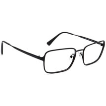 Prada Eyeglasses VPR 57X 1AB-1O1 Black Rectangular Metal Frame Italy 56[]18 150 - £144.76 GBP