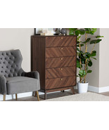 Sorrento Walnut Brown 5-Drawer Storage Chest - €319,95 EUR