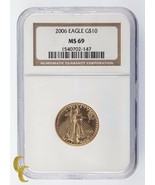 2006 G$10 American Gold Eagle 1/4 oz. Bullion Graded MS69 by NGC Nice! - £741.51 GBP