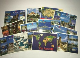 12 Vintage Aerial View of Turkey Postcards - $17.82