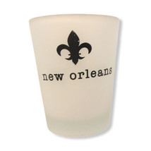 New Orleans French Quarter Frosted Souvenir Shot Glass - £6.20 GBP