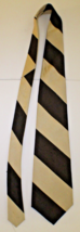 Vintage L Magnin Silk Tie Stripe Pattern - $18.70