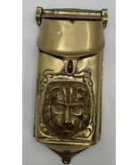 Amazing Antique Solid Brass Mail Box with Lion Head 11.5 By 5 Inches - $64.52