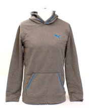 Puma Gray Pullover Hooded Sweatshirt Hoodie Youth Boy&#39;s XL NWT - $69.29